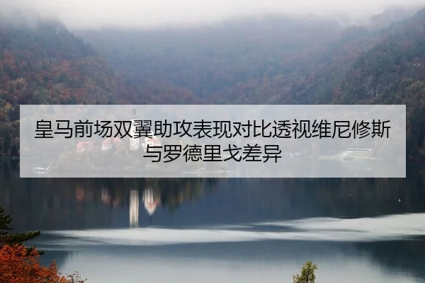 皇马前场双翼助攻表现对比透视维尼修斯与罗德里戈差异